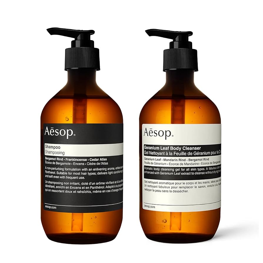 Aesop Travel Set | 4 x 50mL/1.7 oz Shampoo + Conditioner +
